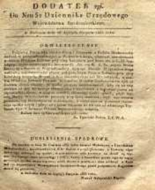 Dziennik Urzędowy Województwa Sandomierskiego, 1835, nr 32, dod. II