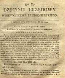 Dziennik Urzędowy Województwa Sandomierskiego, 1835, nr 33