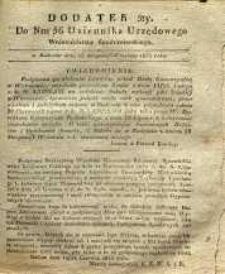 Dziennik Urzędowy Województwa Sandomierskiego, 1835, nr 36, dod. V
