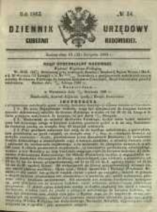 Dziennik Urzędowy Gubernii Radomskiej, 1863, nr 34