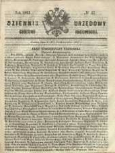 Dziennik Urzędowy Gubernii Radomskiej, 1863, nr 42