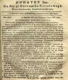 Dziennik Urzędowy Województwa Sandomierskiego, 1835, nr 41, dod. I