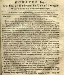 Dziennik Urzędowy Województwa Sandomierskiego, 1835, nr 41, dod. I