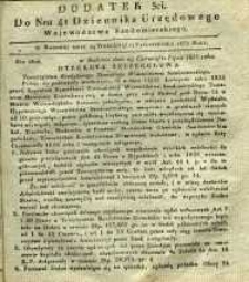 Dziennik Urzędowy Województwa Sandomierskiego, 1835, nr 41, dod. III