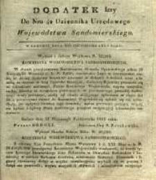 Dziennik Urzędowy Województwa Sandomierskiego, 1835, nr 42, dod. I