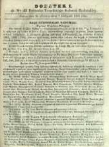 Dziennik Urzędowy Gubernii Radomskiej, 1863, nr 45, dod. I