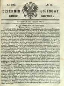 Dziennik Urzędowy Gubernii Radomskiej, 1863, nr 47