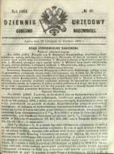 Dziennik Urzędowy Gubernii Radomskiej, 1863, nr 49