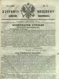 Dziennik Urzędowy Gubernii Radomskiej, 1863, nr 51