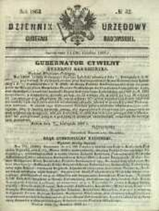 Dziennik Urzędowy Gubernii Radomskiej, 1863, nr 52