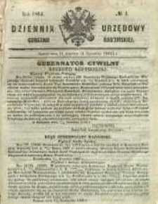 Dziennik Urzędowy Gubernii Radomskiej, 1864, nr 1