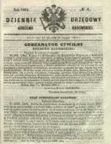 Dziennik Urzędowy Gubernii Radomskiej, 1864, nr 6