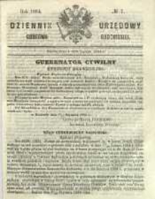 Dziennik Urzędowy Gubernii Radomskiej, 1864, nr 7