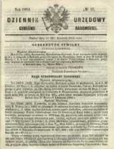 Dziennik Urzędowy Gubernii Radomskiej, 1864, nr 17
