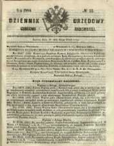 Dziennik Urzędowy Gubernii Radomskiej, 1864, nr 22