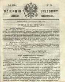 Dziennik Urzędowy Gubernii Radomskiej, 1864, nr 25