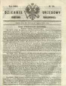 Dziennik Urzędowy Gubernii Radomskiej, 1864, nr 28