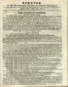 Dziennik Urzędowy Gubernii Radomskiej, 1864, nr 29, dod.