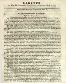 Dziennik Urzędowy Gubernii Radomskiej, 1864, nr 32, dod.
