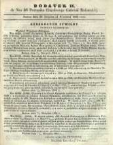 Dziennik Urzędowy Gubernii Radomskiej, 1864, nr 36, dod. II