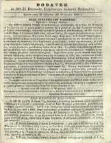 Dziennik Urzędowy Gubernii Radomskiej, 1864, nr 37, dod.
