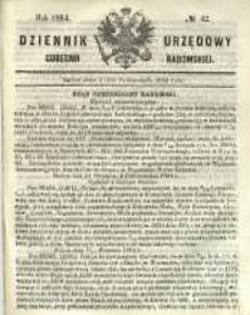 Dziennik Urzędowy Gubernii Radomskiej, 1864, nr 42