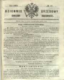 Dziennik Urzędowy Gubernii Radomskiej, 1864, nr 44