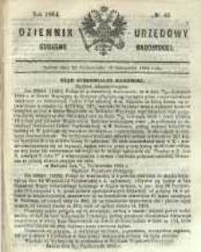Dziennik Urzędowy Gubernii Radomskiej, 1864, nr 45