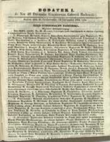 Dziennik Urzędowy Gubernii Radomskiej, 1864, nr 46, dod. I