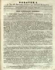 Dziennik Urzędowy Gubernii Radomskiej, 1864, nr 47, dod. I