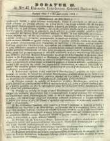 Dziennik Urzędowy Gubernii Radomskiej, 1864, nr 47, dod. II