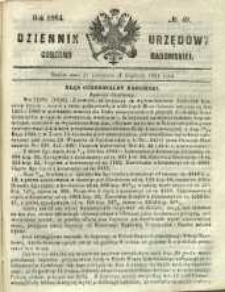 Dziennik Urzędowy Gubernii Radomskiej, 1864, nr 49