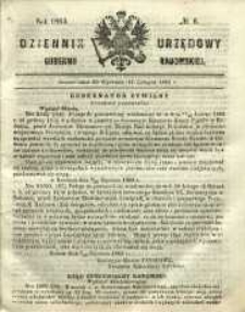 Dziennik Urzędowy Gubernii Radomskiej, 1865, nr 6