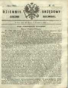 Dziennik Urzędowy Gubernii Radomskiej, 1865, nr 13