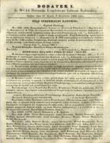 Dziennik Urzędowy Gubernii Radomskiej, 1865, nr 14, dod. I