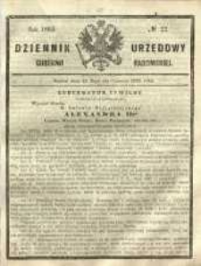 Dziennik Urzędowy Gubernii Radomskiej, 1865, nr 22
