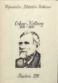 Oskar Kolberg 1814-1890. Bibliografia podmiotowo-przedmiotowa
