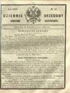Dziennik Urzędowy Gubernii Radomskiej, 1865, nr 23
