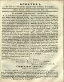 Dziennik Urzędowy Gubernii Radomskiej, 1865, nr 35, dod. I
