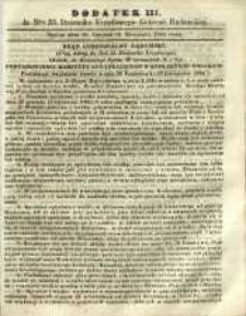 Dziennik Urzędowy Gubernii Radomskiej, 1865, nr 35, dod. III