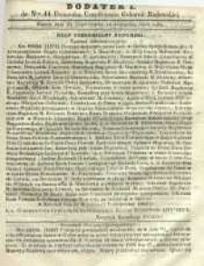 Dziennik Urzędowy Gubernii Radomskiej, 1865, nr 44, dod. I