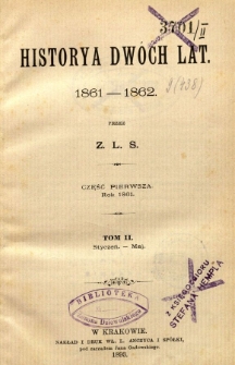 Historya dwóch lat : 1861-1862