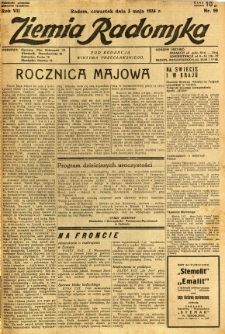 Ziemia Radomska, 1934, R. 7, nr 99
