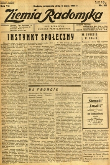 Ziemia Radomska, 1934, R. 7, nr 101