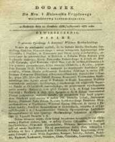Dziennik Urzędowy Województwa Sandomierskeigo, 1837, nr 1, dod.