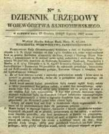 Dziennik Urzędowy Województwa Sandomierskeigo, 1837, nr 2