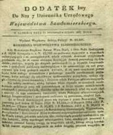 Dziennik Urzędowy Województwa Sandomierskeigo, 1837, nr 7, dod. I