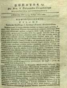 Dziennik Urzędowy Województwa Sandomierskeigo, 1837, nr 8, dod. II