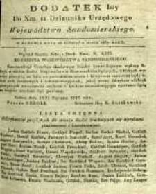 Dziennik Urzędowy Województwa Sandomierskeigo, 1837, nr 11, dod. I