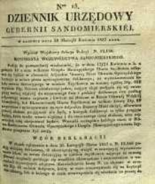 Dziennik Urzędowy Gubernii Sandomierskiej, 1837, nr 15